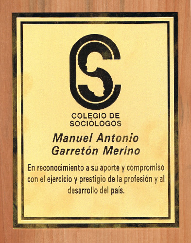 Premio Colegio de Socilogos y Socilogas